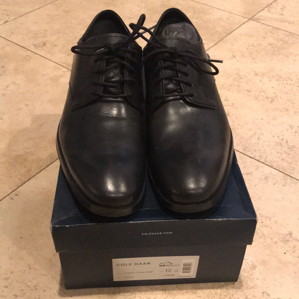Cole Haan Copley Plain Derby Black